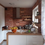 Cegły w kuchni